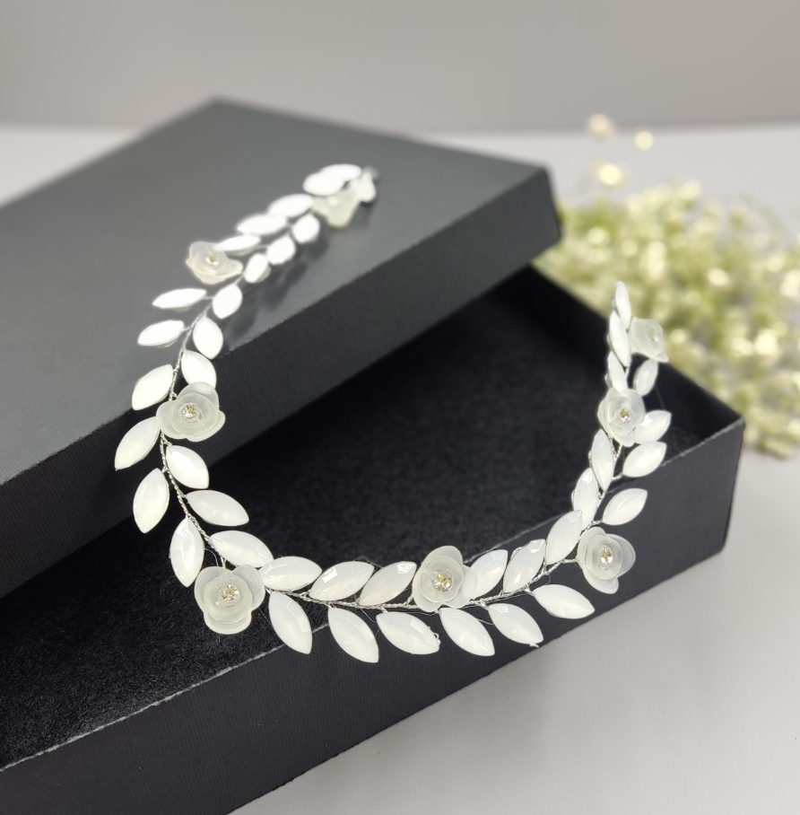 ریسه ظریف ،نگینی ،سفید